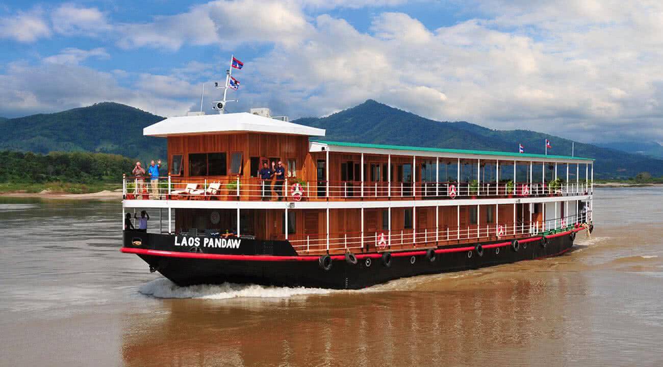 Pandaw cruises en el rio Mekong