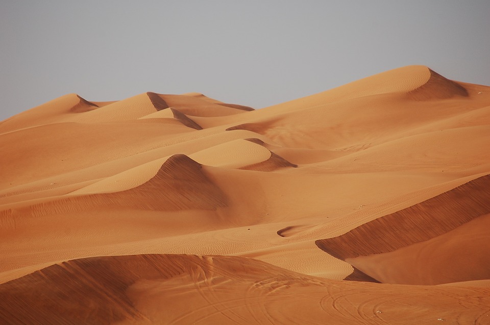 dunas del desierto EAU