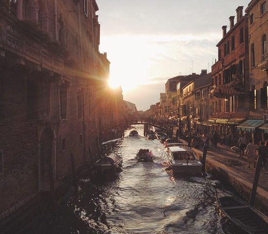 Gran Canal en venecia italia